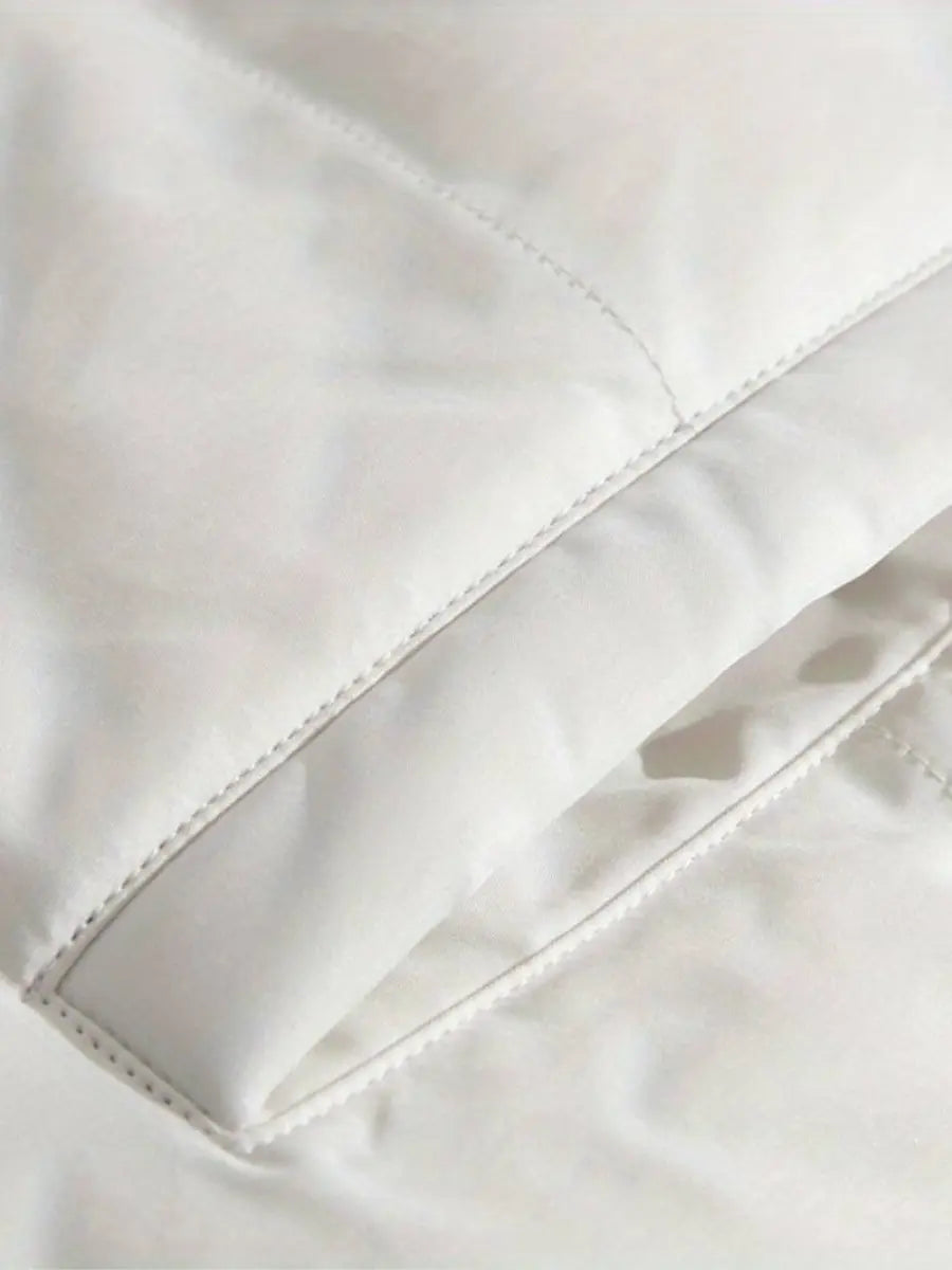 Luxury Winter Puffer Hooded Jacket with Plush Inner Lining