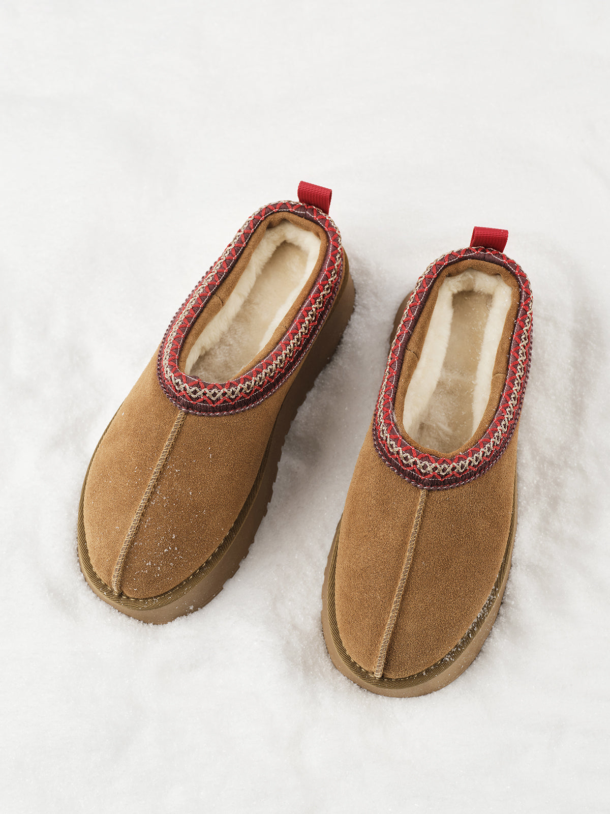 Platform Slip-On Winter Slippers for Warm Everyday Comfort