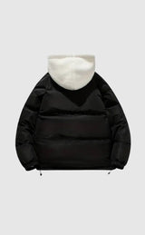 Luxury Winter Puffer Hooded Jacket with Plush Inner Lining