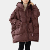 Gleame Puffer Winter Jacket – Oversized Women's Winter Jacket with Hood and Down Filling